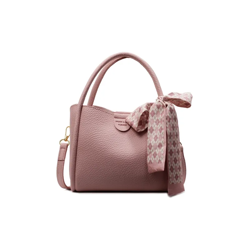 RIVMIND PU Handbag Women's White/Black/Khaki/Blue/Pink-6