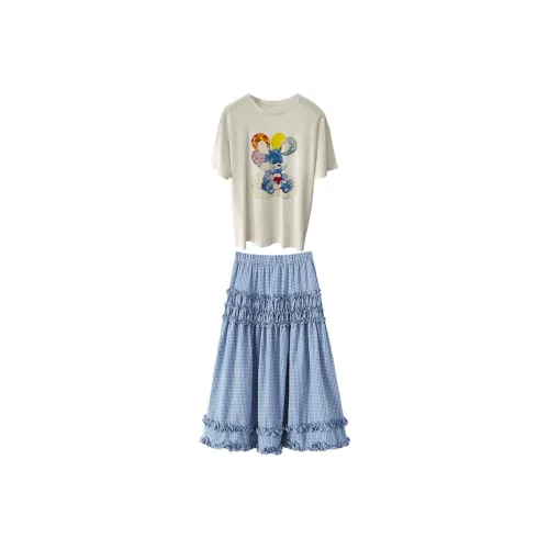 Local Gal Two Piece Skirt Sets Women's
