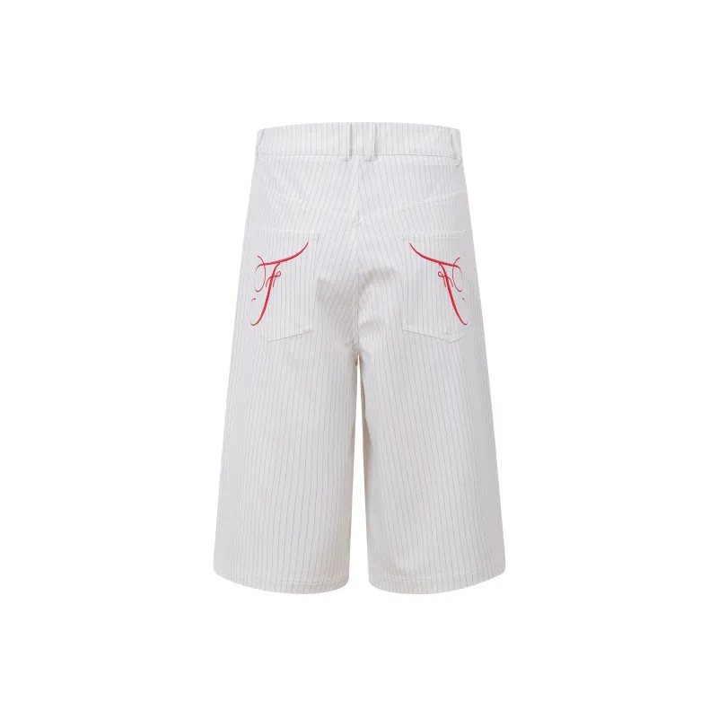 VINMUK Casual Shorts Unisex White-2