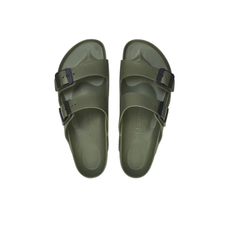 Birkenstock Arizona EVA Abrasion Resistant Slide Slippers Unisex Khaki Green Narrow-3