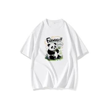 FAIRWHALE Drop Shoulder Sleeve T Shirt Women's
