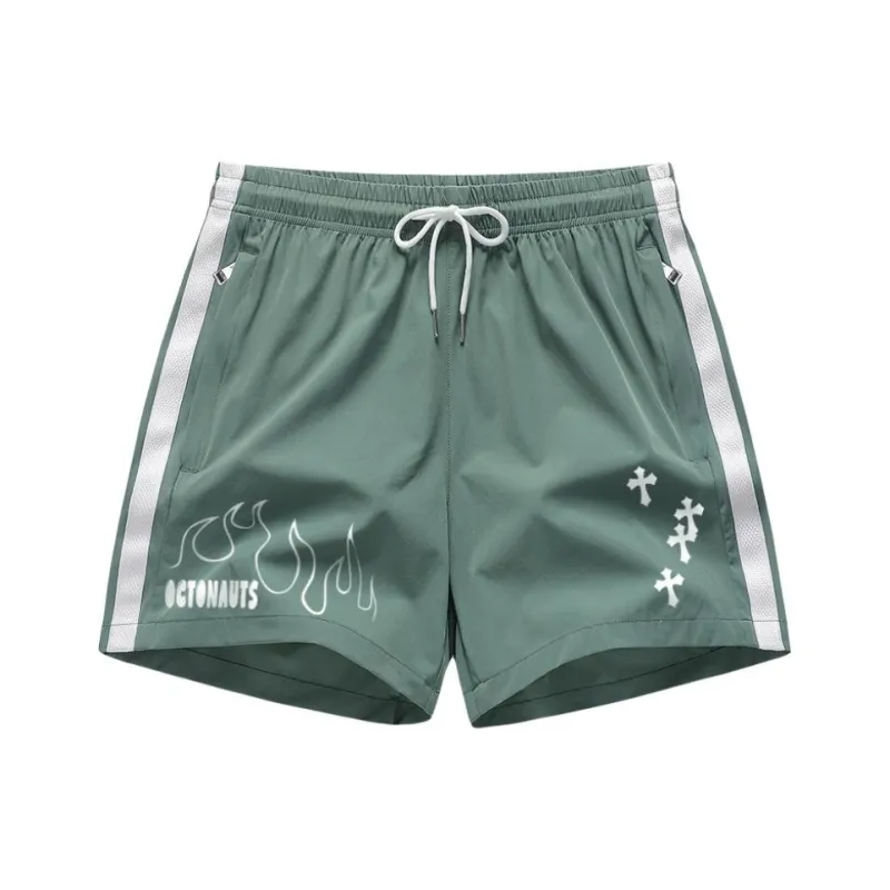 Small Columns Under The Sea Casual Shorts Unisex-6