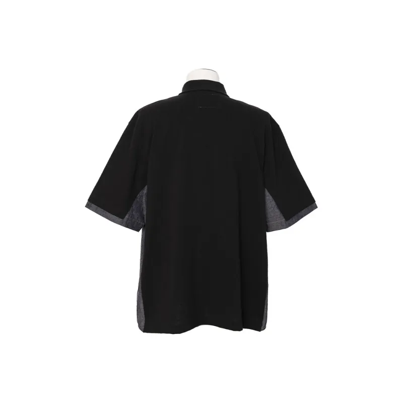 Sacai Polo Shirts Men Black-1