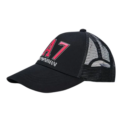 ARMANI EXCHANGEAE Cotton Baseball Caps Men's Black