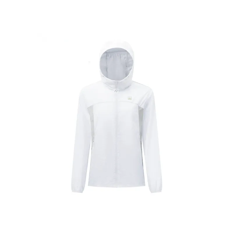 XTEP Trench Coat Women's Pearl White/Yunfeng Gray-0