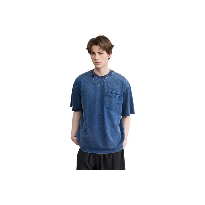 Lilbetter T Shirts Unisex Washed Blue-0