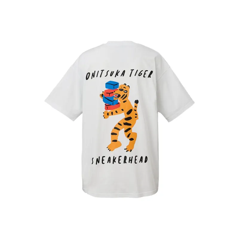 Onitsuka Tiger SS25 T Shirt Unisex White-1
