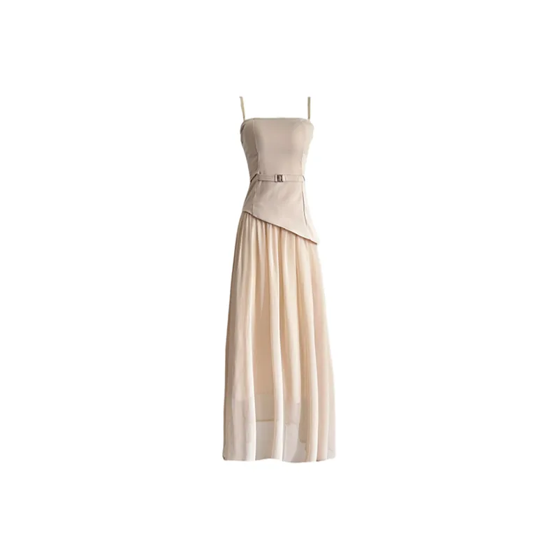 Manekniv Slip Dresses Women's Apricot-0