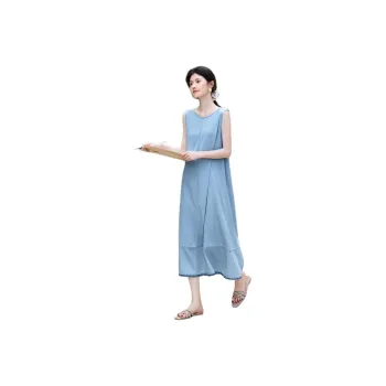 XWI Sleeveless Dresses Women's Light Denim Blue