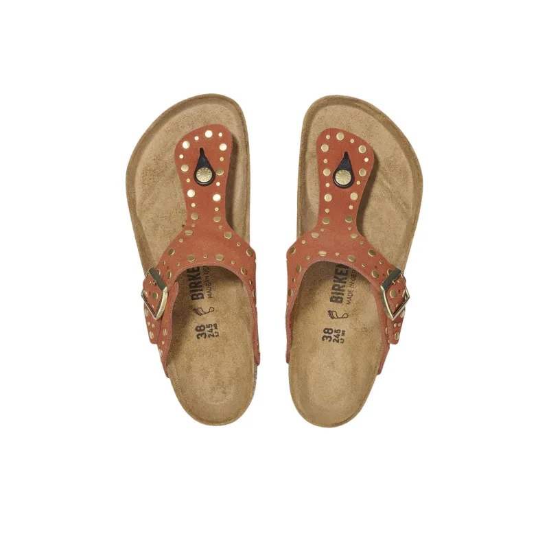 Birkenstock Gizeh EVA Abrasion Resistant Flip Flops Women's Dark Brown Narrow-3