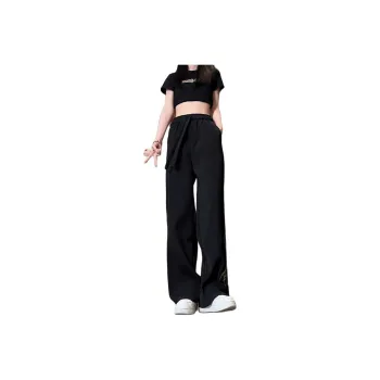 DARK HORSE Casual Pants Unisex Chinese Style Black