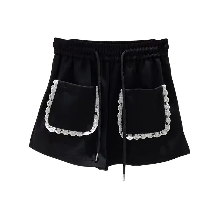 ABCMININ Casual Shorts Women's-2