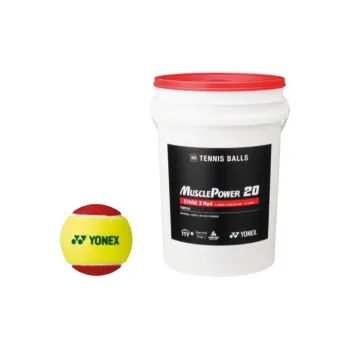 YONEX MUSCLE POWER 20 Tennis Balls Training Ball Indoor Yellow Red