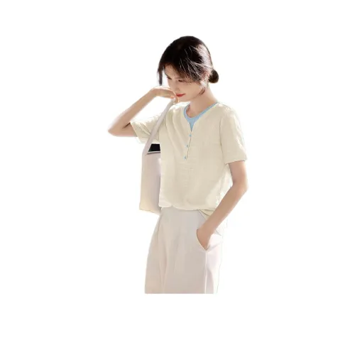 XWI T Shirts Women's Ecru