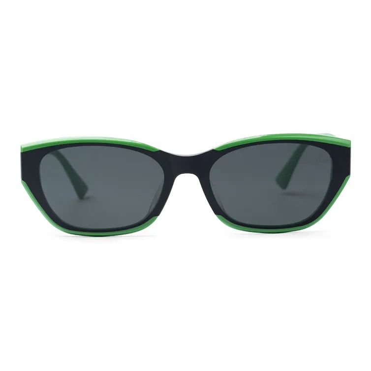 HELEN KELLER Plate Frame Cat Eye Sunglasses Unisex-9