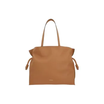 LOEWE Flamenco Nappa Leather Handbag Extra Large Women's Brown