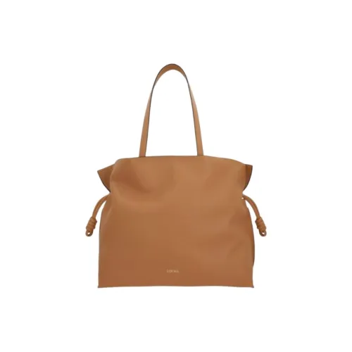LOEWE Flamenco Nappa Leather Handbag Extra Large Women's Brown