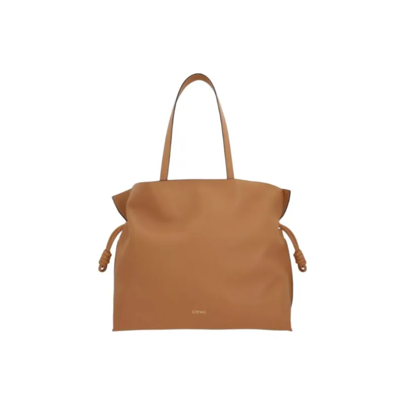 LOEWE Flamenco Nappa Leather Handbag Extra Large Women's Brown-0