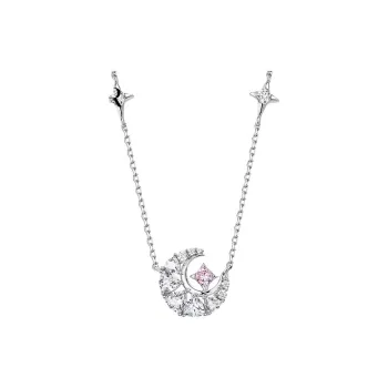 Wylyp 925 Sterling Silver Necklaces Women's Silver white Gift Box