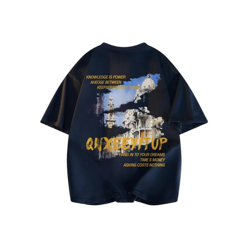 Qnxeey T Shirts Unisex-16