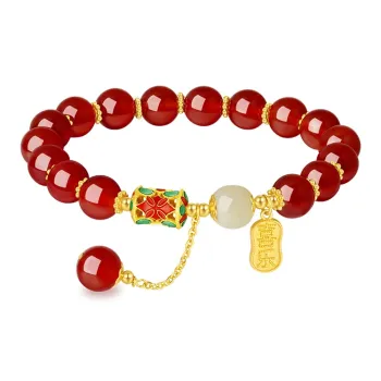 Atsuyama Natural Agate Bracelets Women's