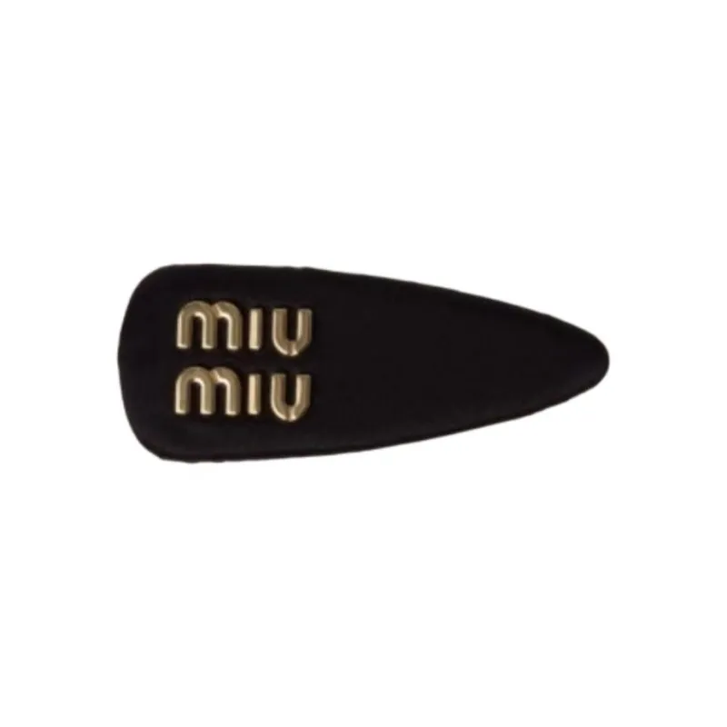MIU MIU Metal Hair Clips Women's Black-0