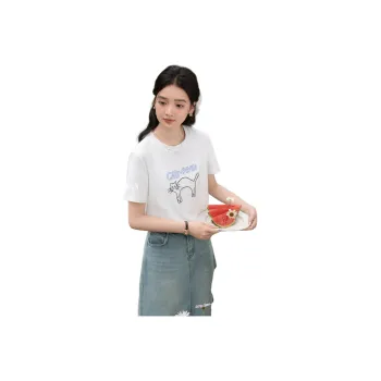 Alxnan T Shirts Women's Ecru
