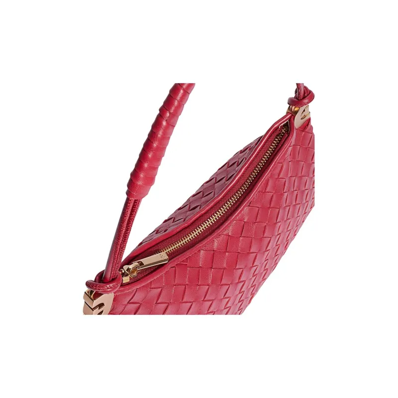 SAM EDELMAN Leather Handbag, Shoulder Bag Regular Women's Red-2