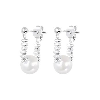 Daisy Dream Full Sterling Silver Earrings Women's