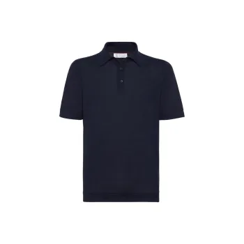 Brunello Cucinelli Linen blend Polo Shirt