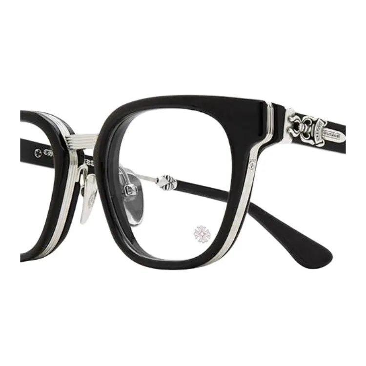 Chrome Hearts Plate Frame Square Eyeglass Frames Unisex-1