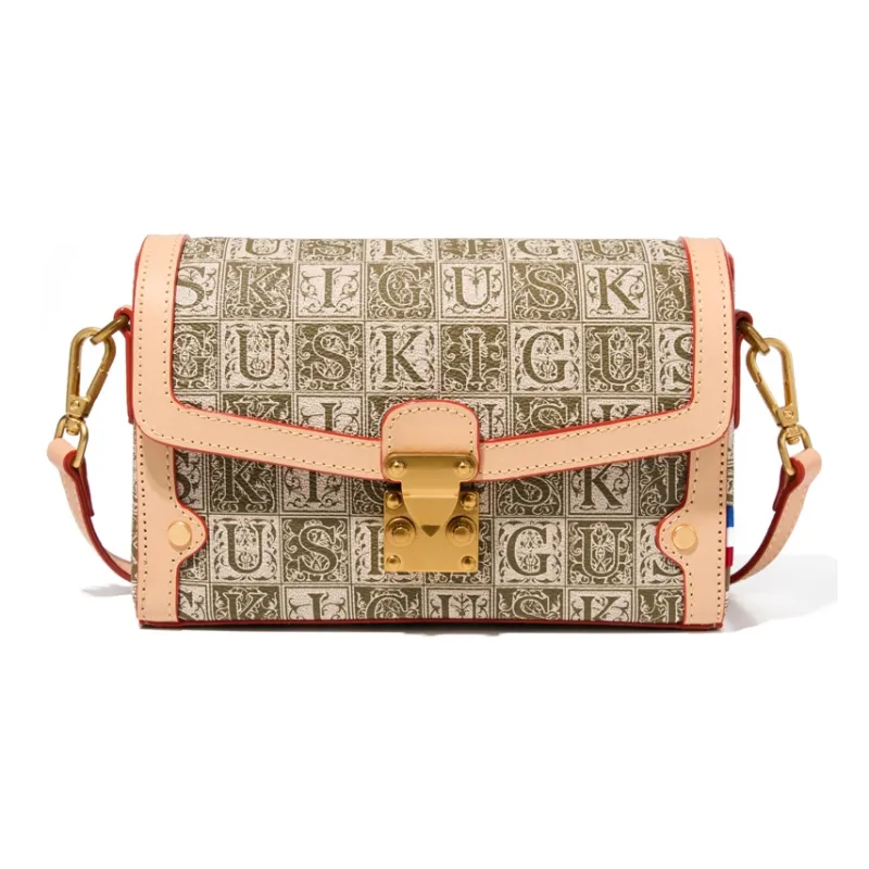 GUSKI Top Grain Cow Leather Portable Crossbody Bag, Shoulder Bag Women's Multicolor-7