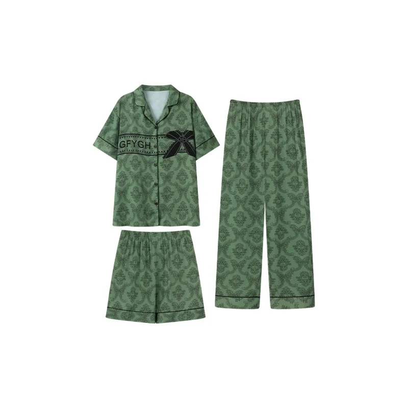 Cotton Gene Pajama Set Women's Combo Set-24