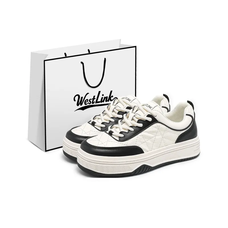 WESTLINK Breathable Height Increase Low Top Skateboard Shoes Women's-6