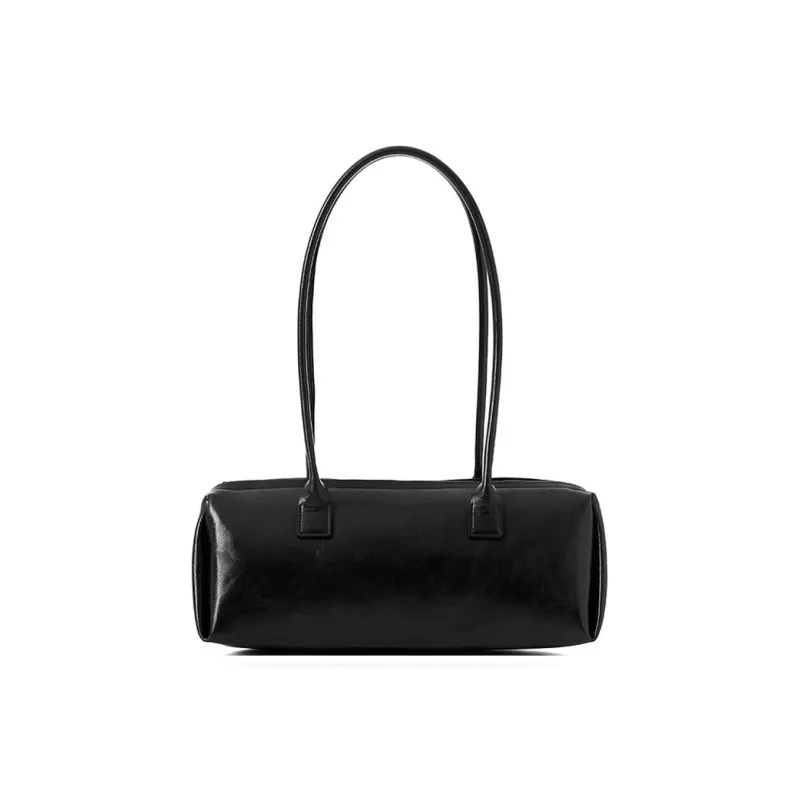 SQUARE Line Cow Leather Shoulder Bag Medium Size Women's Multicolor-2