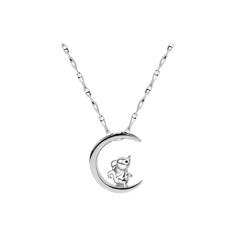 PUENTE 999 Fine Silver Collarbone Chain Women's-5