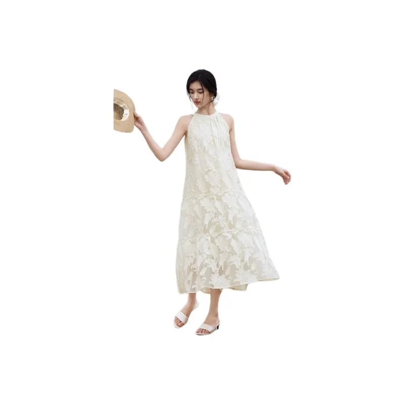XWI Sleeveless Dresses Women's Coconut Milk Beige-0