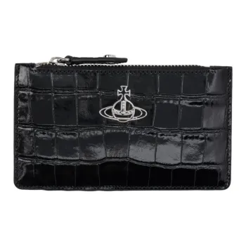 Vivienne Westwood Patent Leather Wallet Men's Black