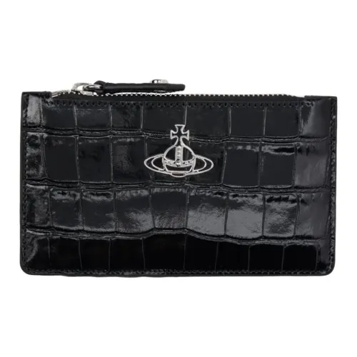 Vivienne Westwood Patent Leather Wallet Men's Black