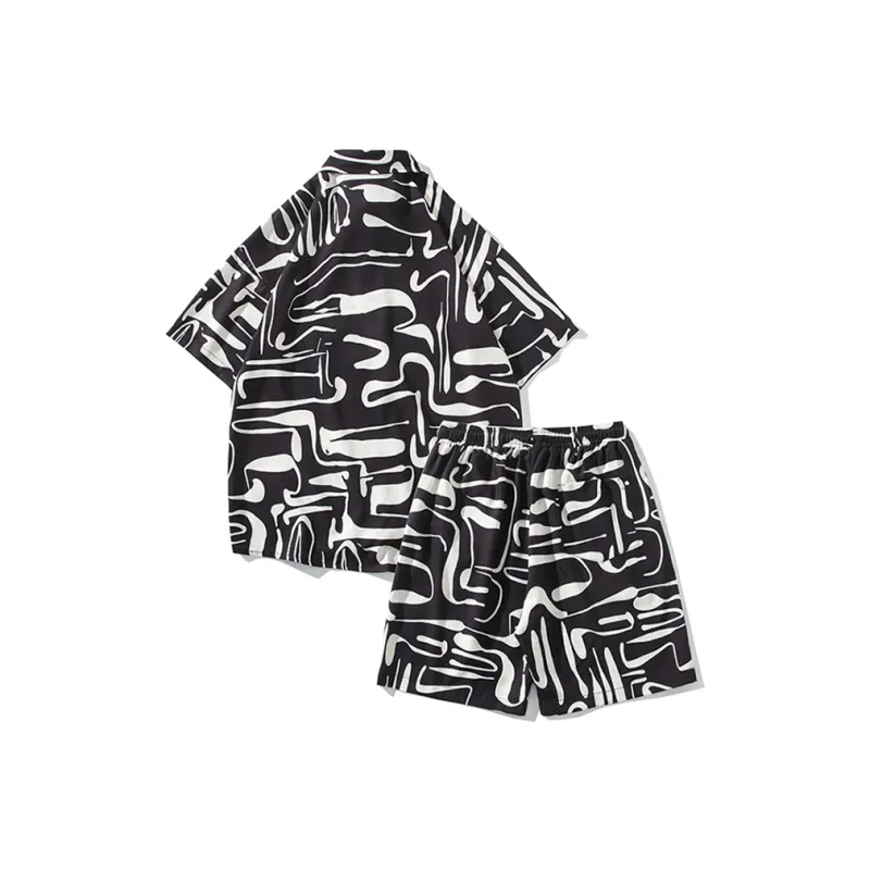 Fakeyoung Shirt Matching Set Unisex-1