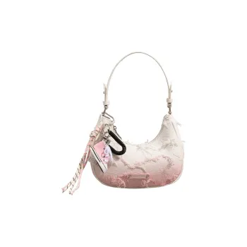 PAYOT Canvas Bag One Shoulder Portable Crossbody Regular Women's Gradient Pink