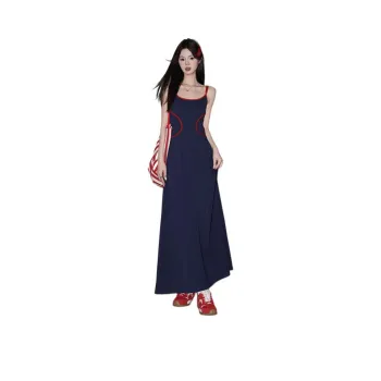 FOREVER 21 Slip Dresses Women's Navy Blue