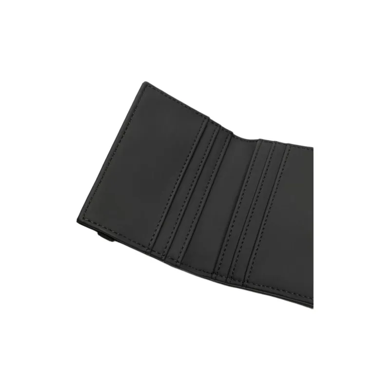 ZARA PU Polyurethane Card Holder Men's Black-2