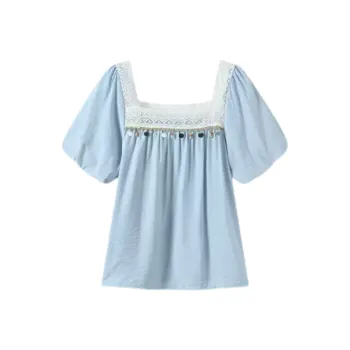 ABBY GODDESS T Shirts Women's Blue