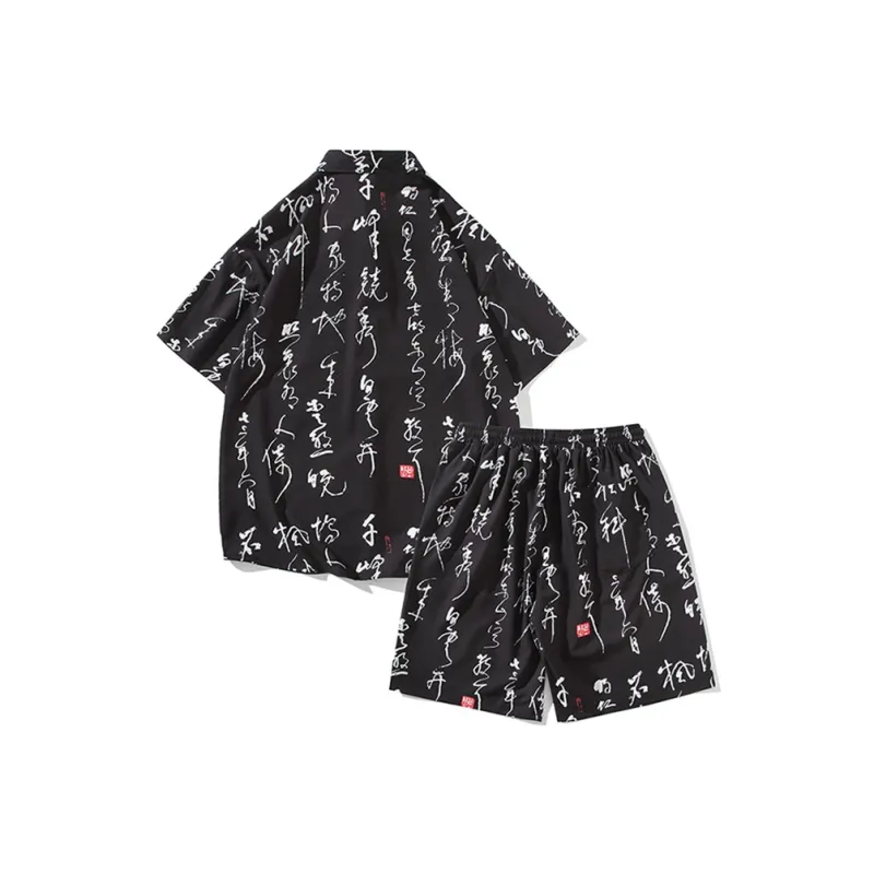 Fakeyoung Shirt Matching Set Unisex-7
