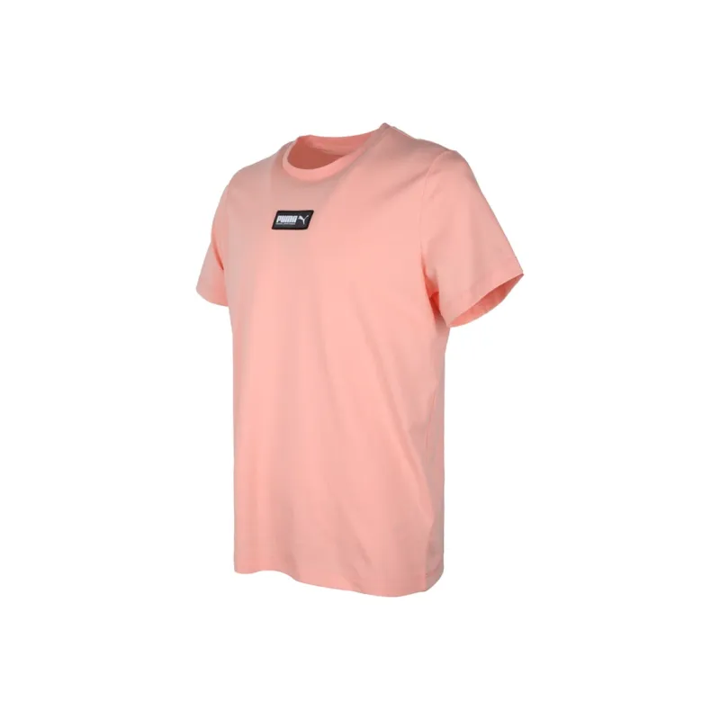 PUMA Basic T Shirts Men Pink-2
