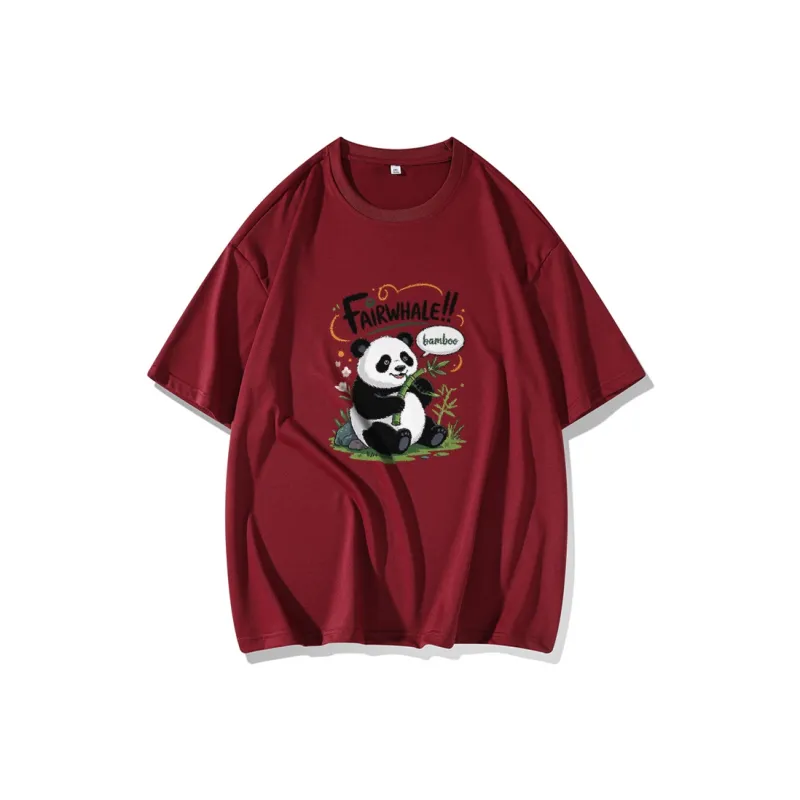 FAIRWHALE Drop Shoulder Sleeve T Shirt Women's-6