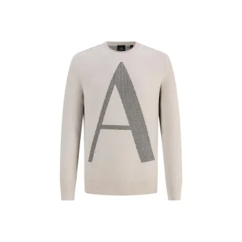 ARMANI EXCHANGEAE Knitwear Men's Light Coffee