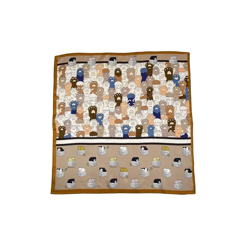 MUSTKOO Silk Scarves Unisex-5