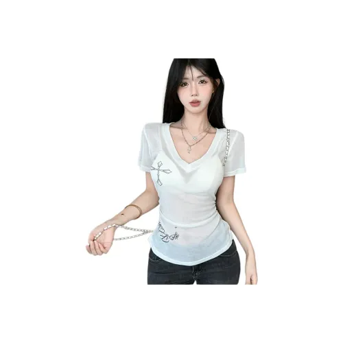Si Bei'er Set in Sleeve T Shirt Women's